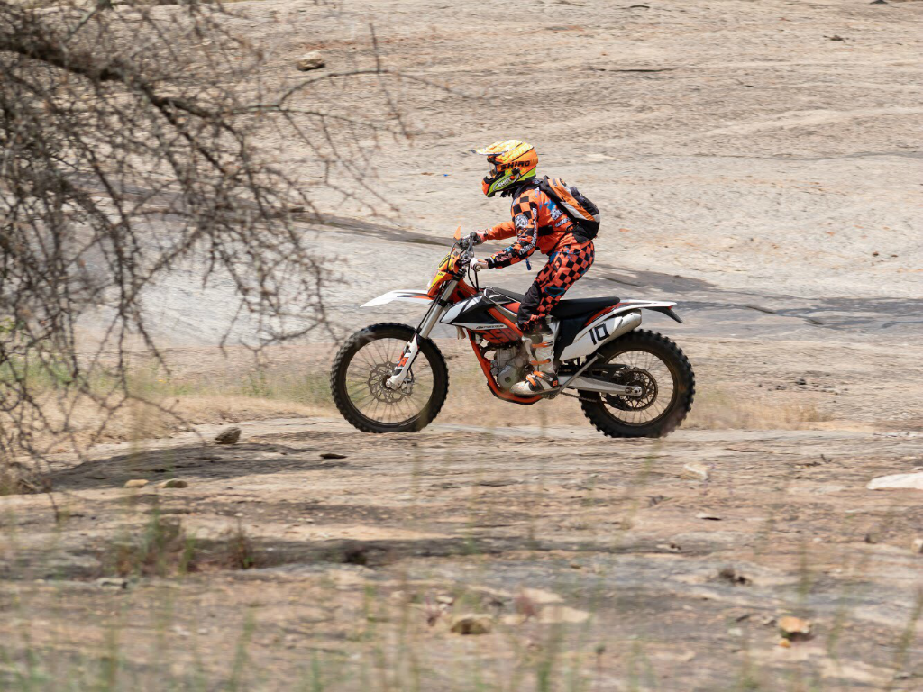 You are currently the only female enduro racer in Kenya…how did you get into it and what’s that like?