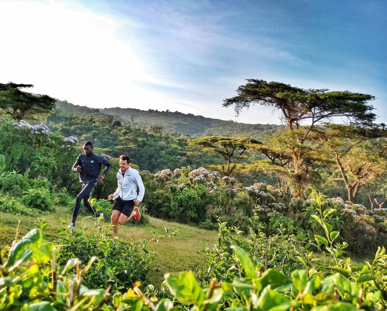 Morning run near our Guesthouse Large